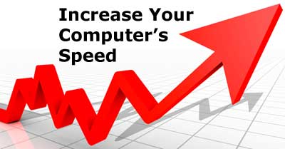 Simple ways to speed up your computer without external assistance