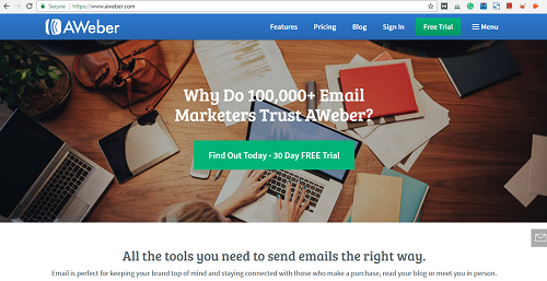 Aweber- Email Marketing Tool