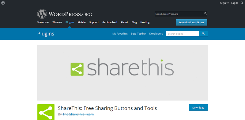 ShareThis WordPress Plugin